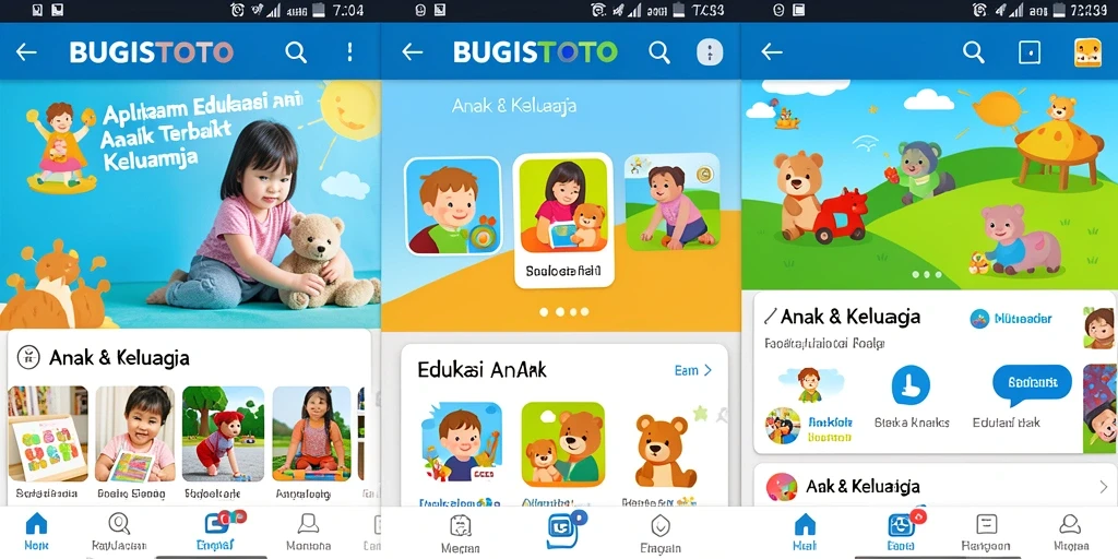 Antarmuka edukasi interaktif BUGISTOTO yang menarik dan ceria.