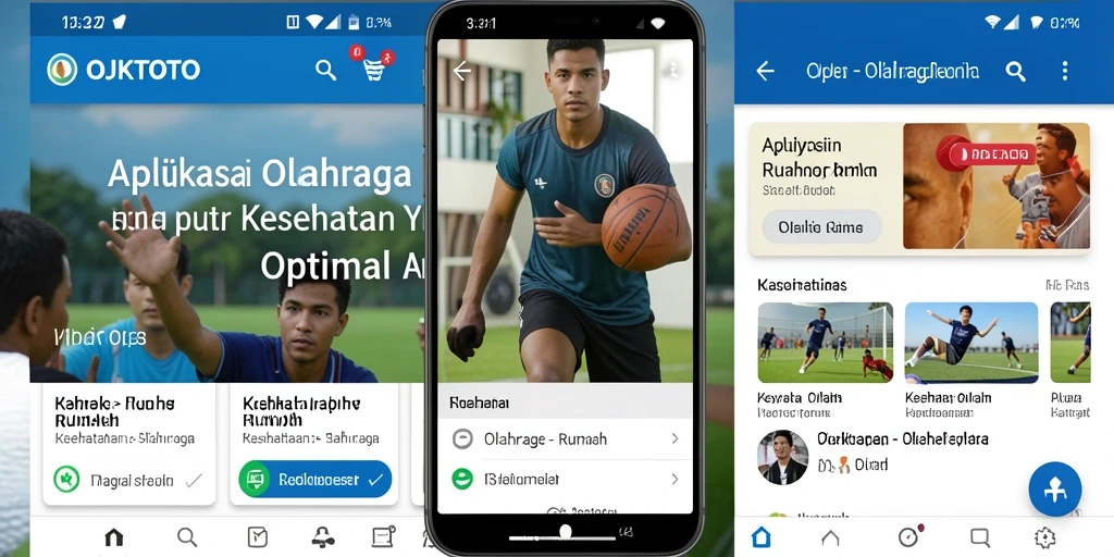 Antarmuka intuitif OJKTOTO untuk olahraga rumah.