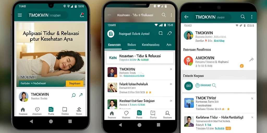 Antarmuka TMOKWIN yang menawan dan intuitif untuk relaksasi.