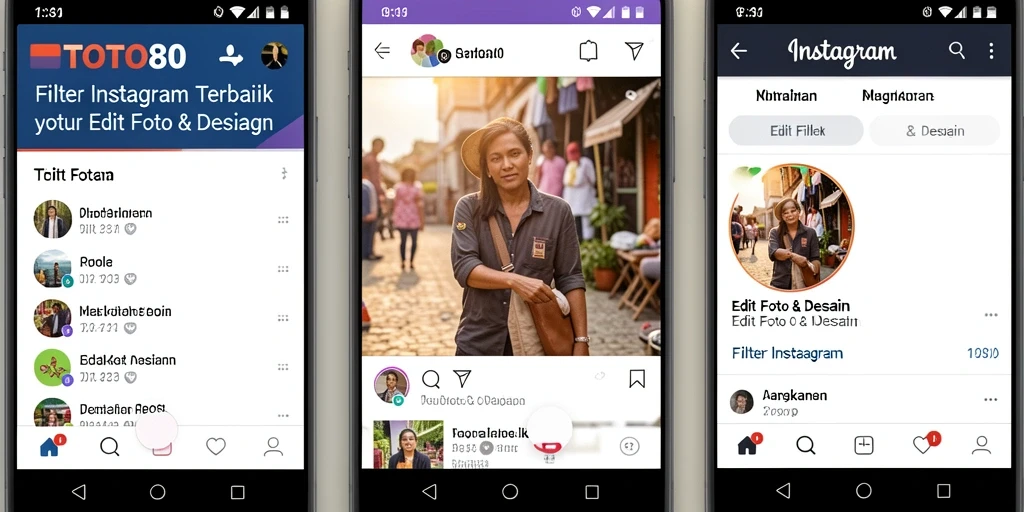 Antarmuka canggih TOTO80 dengan pilihan filter menarik.